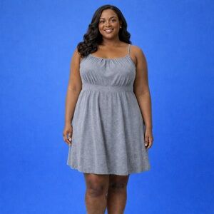 Torrid Skater Gray Dress 3X